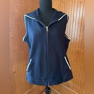 100% Cotton Vintage Ralph Lauren Zip-Up Hoodie Vest